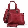 Torebka Damska Shopper Bag z Listonoszką 2w1 firmy Herisson 1852A902 Bordowa